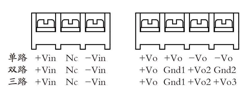 双管模块电源端子定义