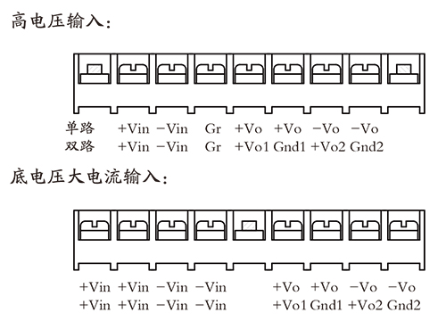 双管模块电源端子定义