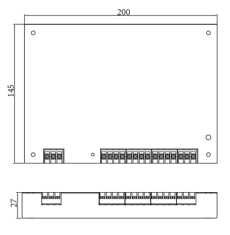 可定制多路输出电源模块外壳尺寸