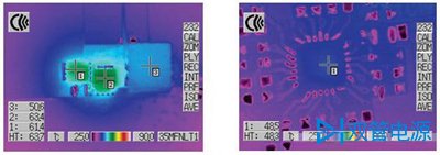 图4：图2电路的热量测试