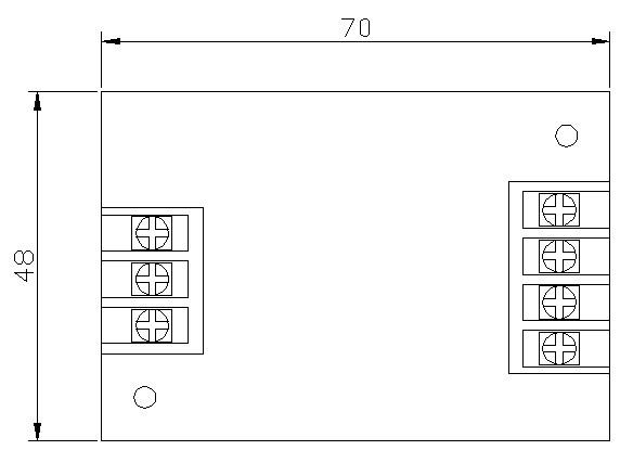 双管模块电源外壳尺寸