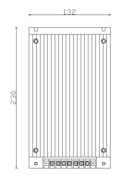 双管模块电源外壳尺寸