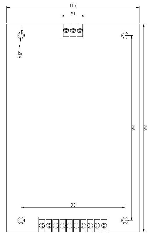 双管模块电源外壳尺寸