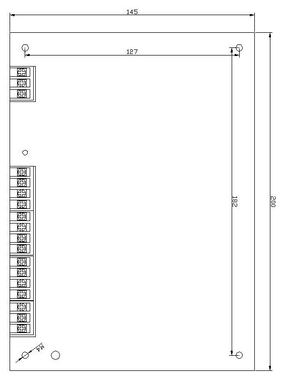 双管模块电源外壳尺寸