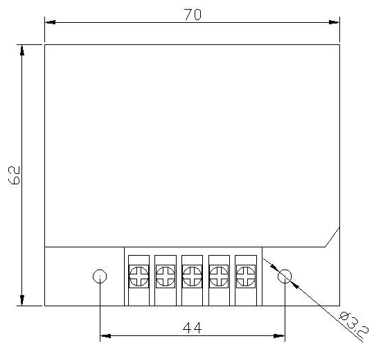 双管模块电源外壳尺寸