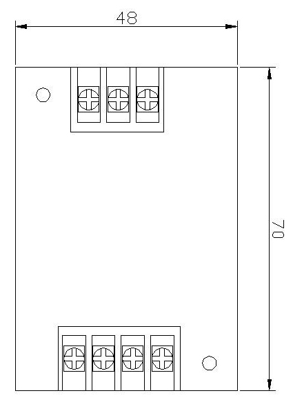 双管模块电源外壳尺寸