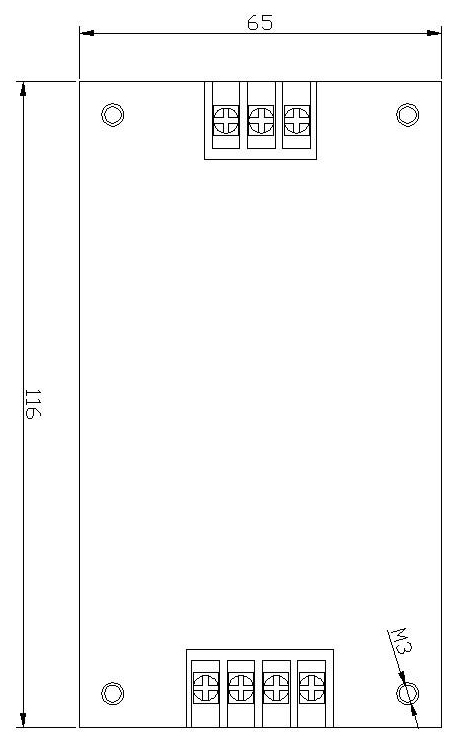 双管模块电源外壳尺寸