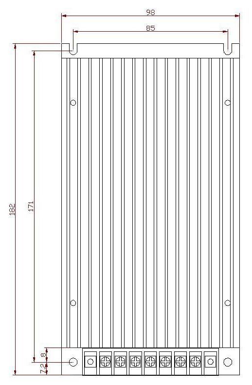 双管模块电源外壳尺寸