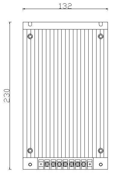双管模块电源外壳尺寸