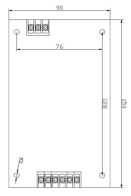 双管模块电源外壳尺寸